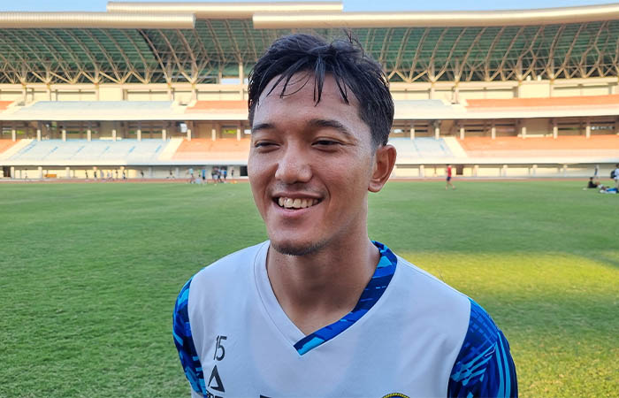 KONSISTEN: Pemain muda PSIM Jogja Raka Cahyana Rizky.