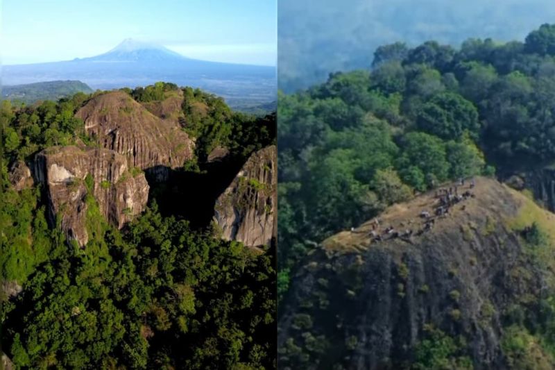 Gunung Api Purba Nglanggeran, Gunungkidul yang penuh misteri.