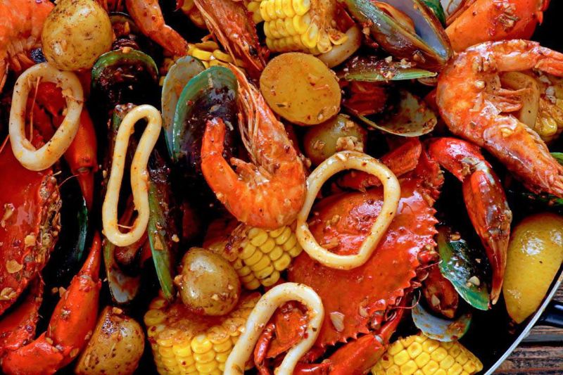 Seafood.