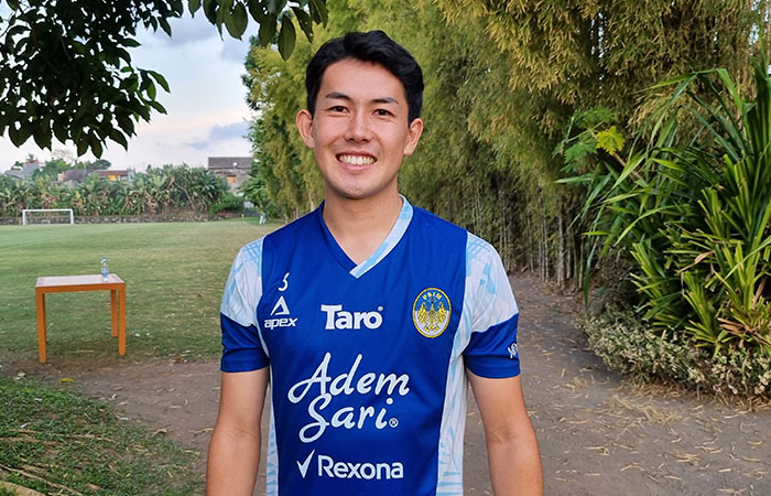 Pemain PSIM Jogja asal Jepang Yusaku Yamadera.