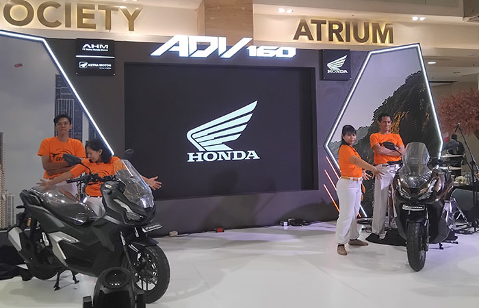 JIWA PETUALANG: Peluncuran New Honda ADV 160 oleh PT AHM.