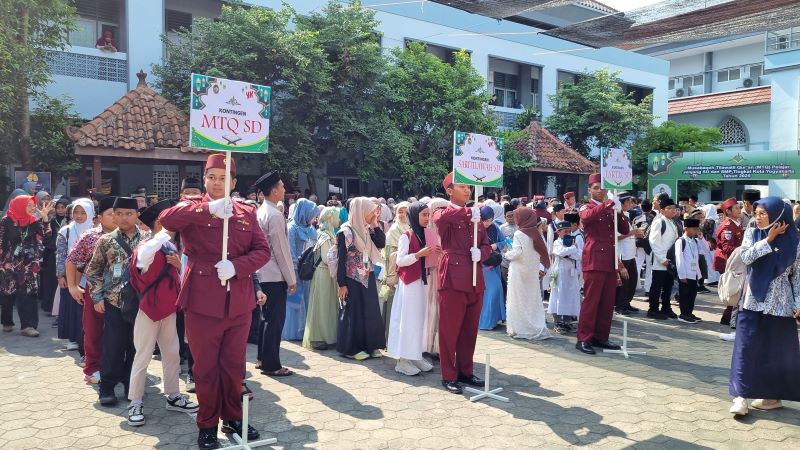 EVENT TAHUNAN: Dinas Pendidikan Pemuda dan Olahraga (Dikpora) Kota Yogyakarta bekerja sama dengan Kementerian Agama Kota Yogyakarta menggelar Musabaqah Tilawatil Quran (MTQ) Pelajar Jenjang SD-SMP