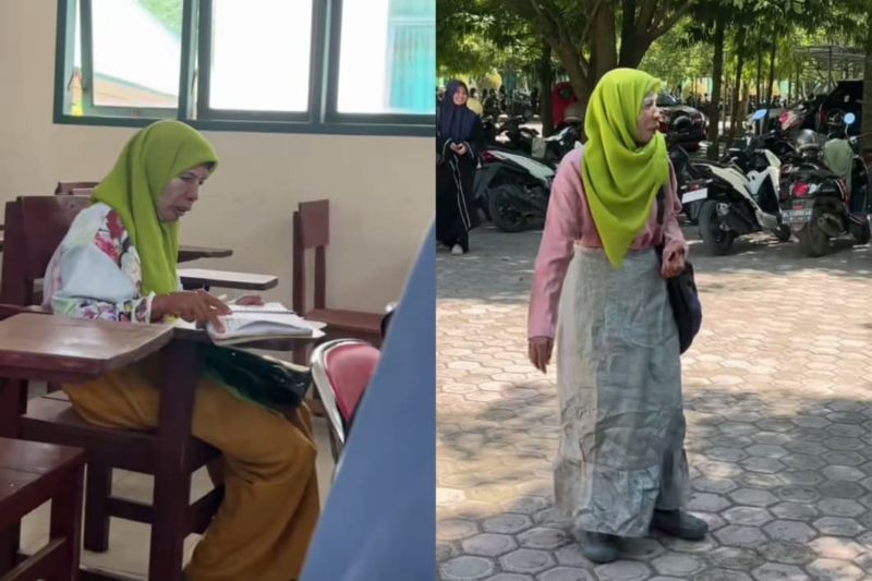 Ibu Dessy yang masih aktif berangkat ke kampus.