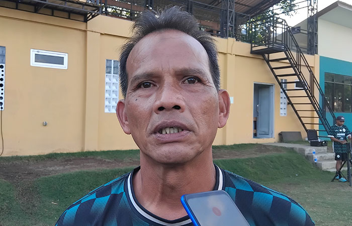 Pelatih PSS Sleman Ansyari Lubis