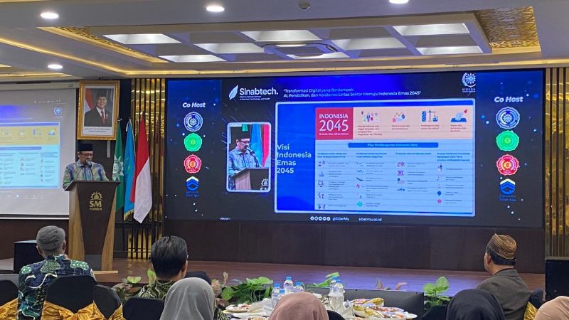 National Seminar and Confererence on Business, Techonologi and Health (SINABTECH 2025) di SM Tower Yogyakarta, Kamis (16/10) yang dibuat oleh Universitas Siber Muhammadiyah (USM) Yogyakarta.&nbsp;