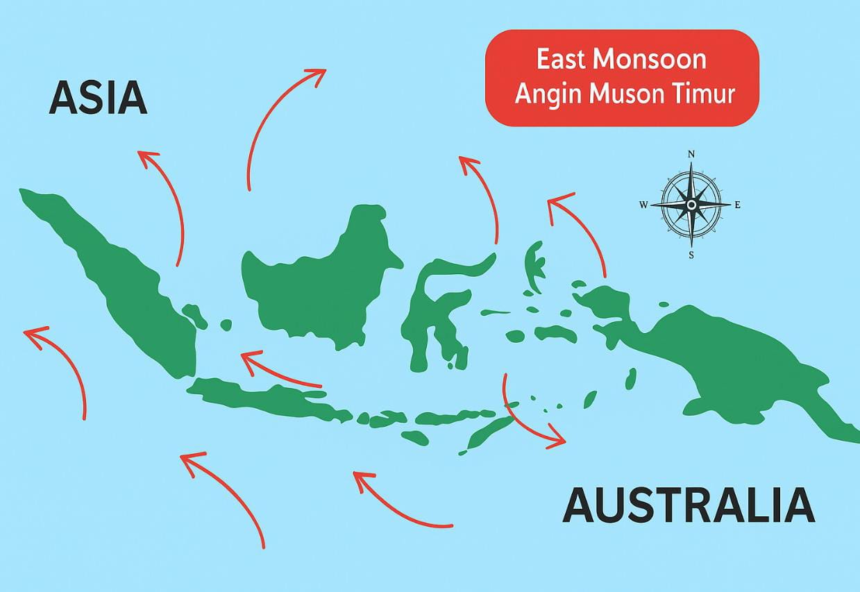 Apa Itu Monsun Australia, Angin Kering dari Selatan Jadi Salah Satu ...
