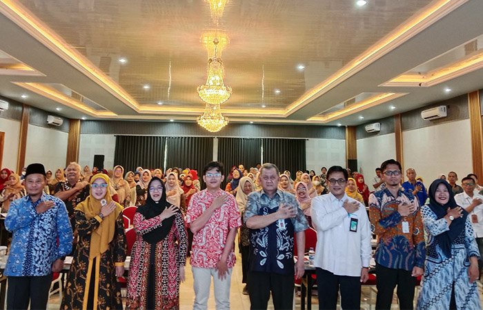 CUCI TANGAN: Dinkes Kabupaten Sleman menyelenggarakan kegiatan diseminasi PHBS di Prima SR Hotel & Convention Yogyakarta, Kamis (16/10).