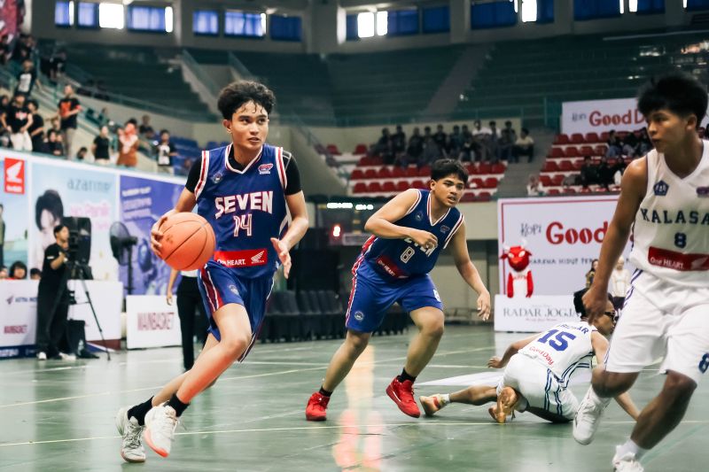 Penggawa SMAN 7 Yogyakarta, El Ghiffary Rakha Syawa di Honda DBL with Kopi Good Day 2025 Yogyakarta