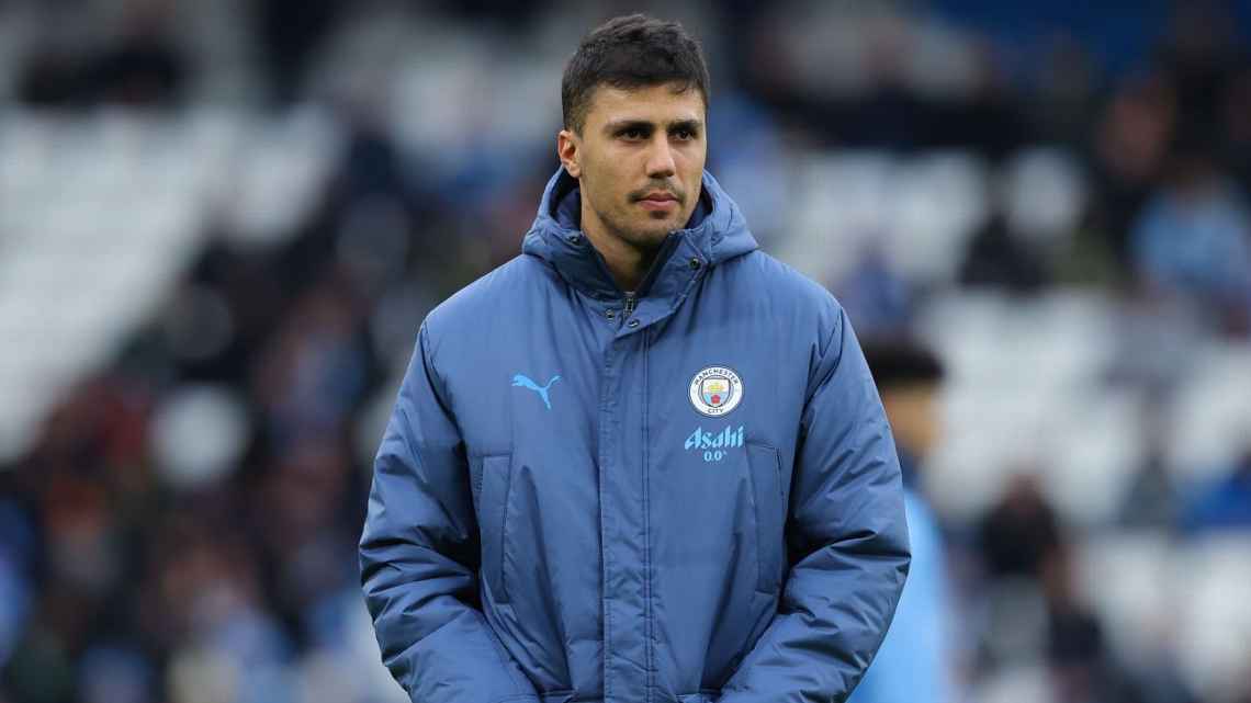Gelandang Manchester City, Rodri dipastikan absen saat melawan Everton di Premier League