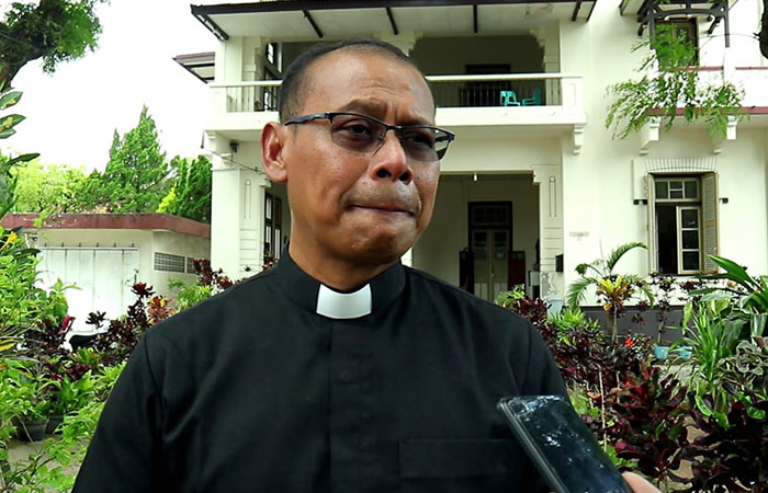 SEMARAK: Kegiatan Hari Pangan Sedunia di Paroki Santo Antonius Muntilan berlangsung meriah.