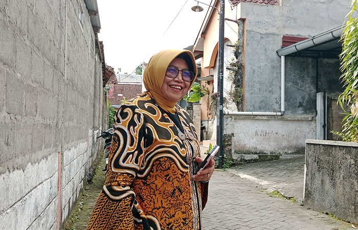 Mantan Wabup Sleman Sri Muslimatun.
