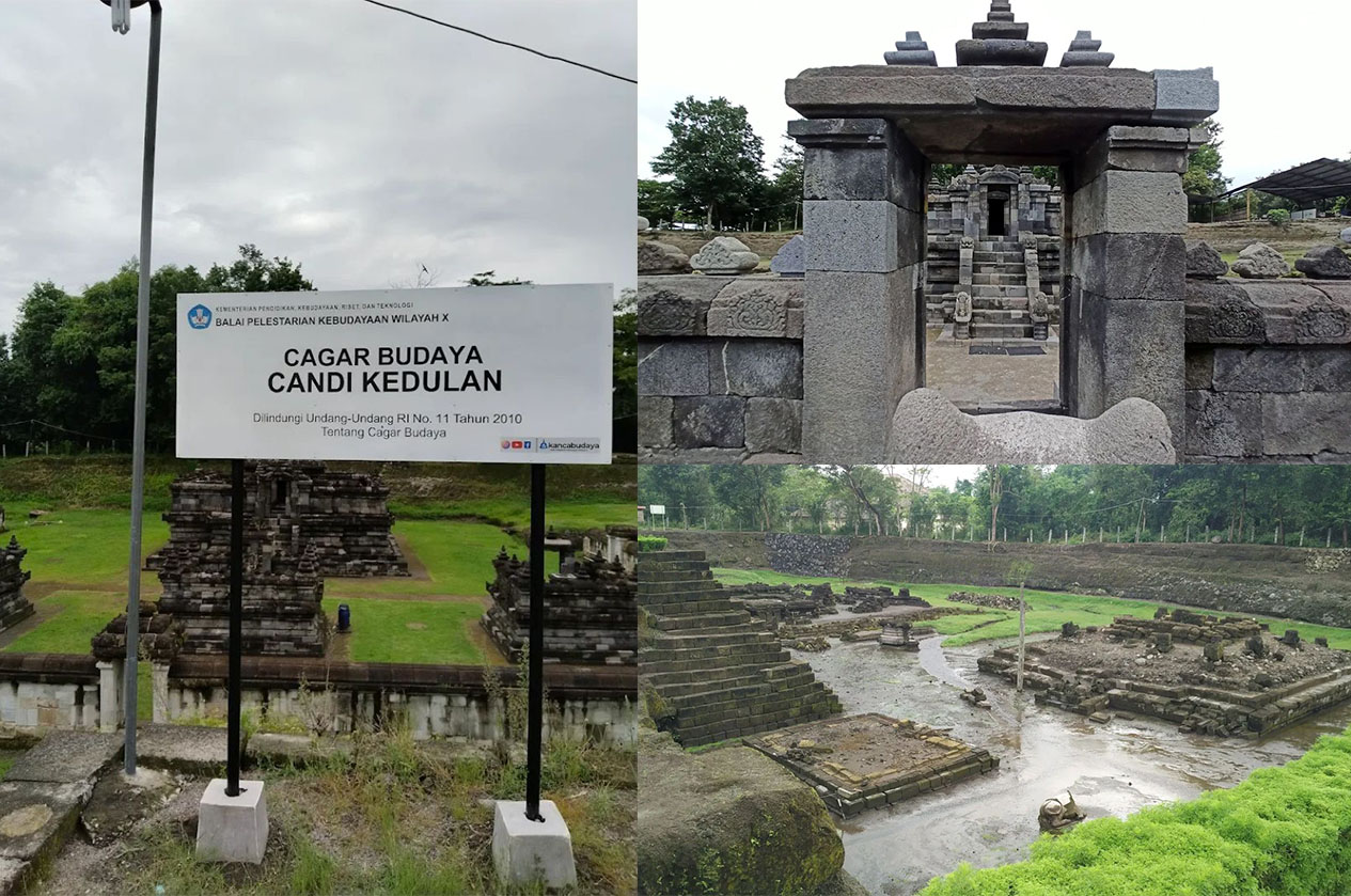 Candi Kedulan di Sleman.