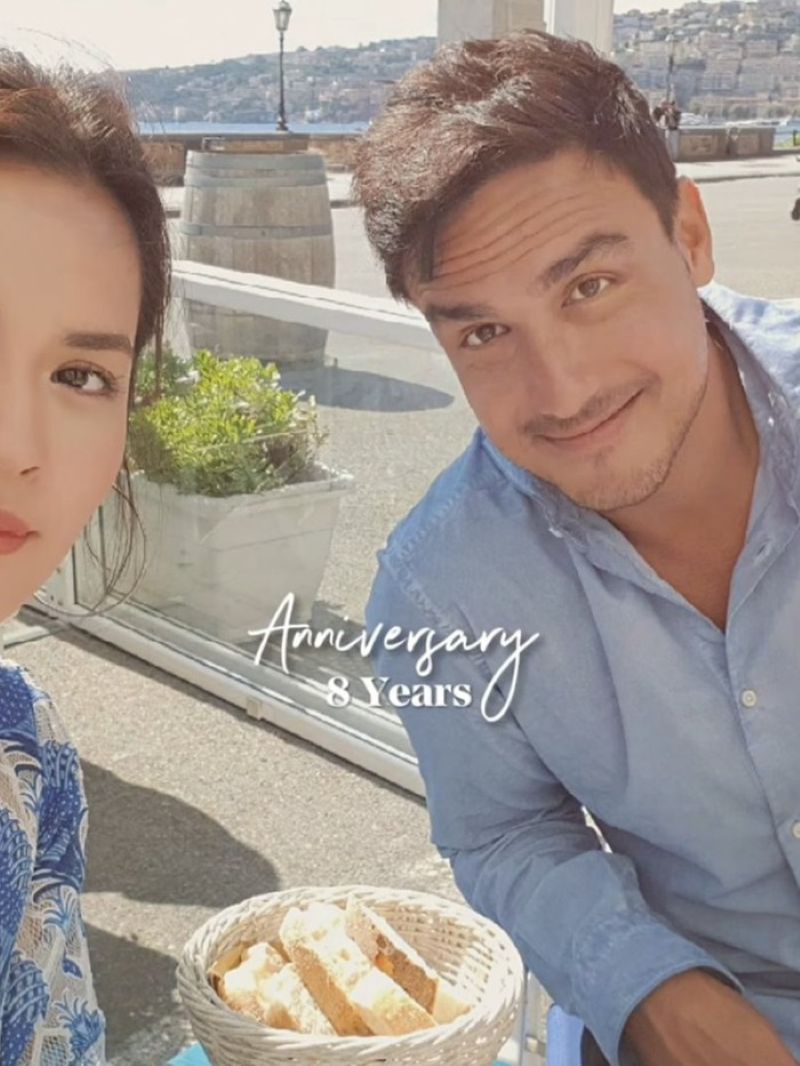 Postingan bulan September lalu, anniversary 8 tahun yang dihapus Hamish Daud.