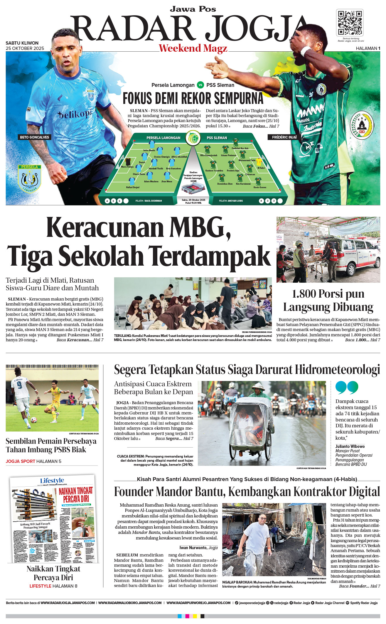 Jawapos Radar Jogja Sabtu, 25 Oktober 2025