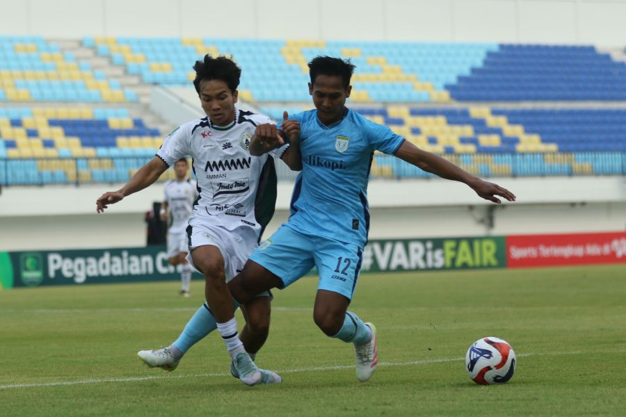 Persela VS PSS Sleman Sleman di Pegadaian Championship 2025/2026, di Stadion Surajaya, Sabtu (25/10/2025).