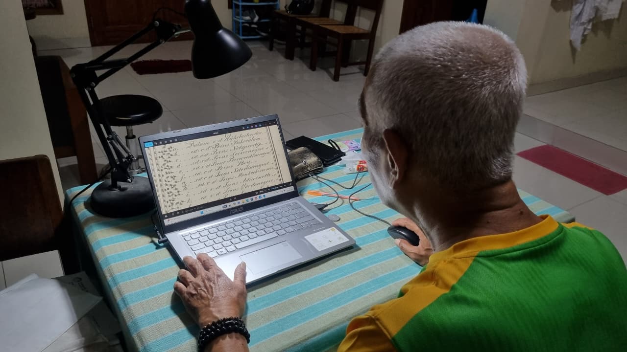 Foto arkeolog yang juga peneliti BRIN Muhammad Chawari