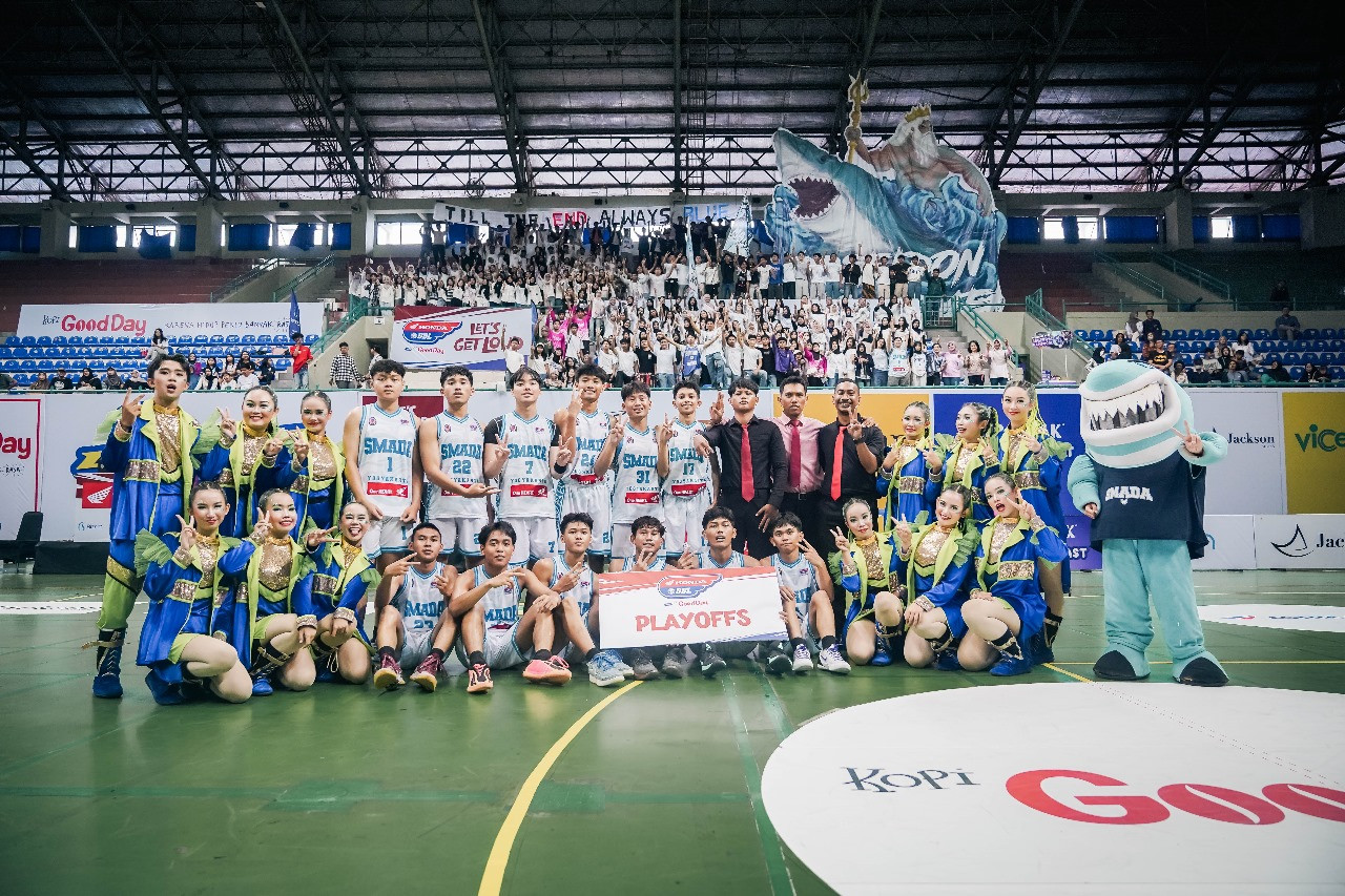 SMAN 2 Yogyakarta raih tiket playoff Honda DBL with Kopi Good Day 2025 Yogyakarta setelah kalahkan SMA Pangudi Luhur Yogyakarta