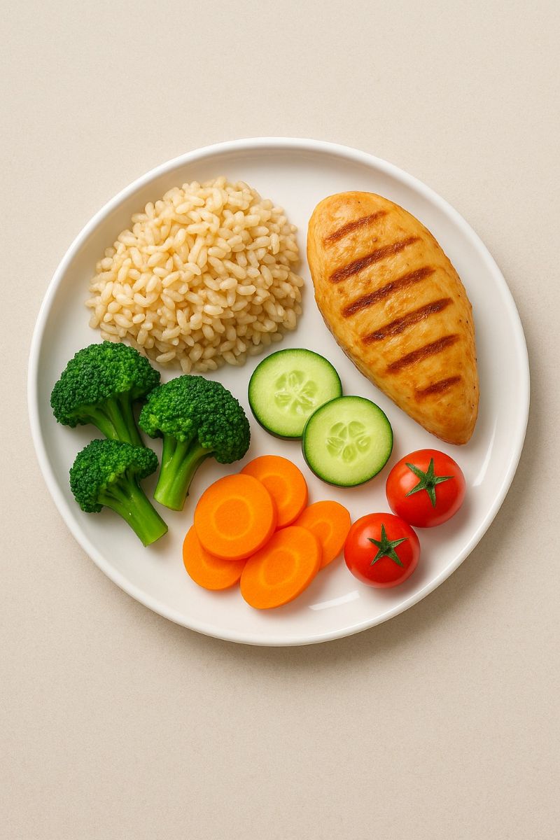 Menu diet sehat.