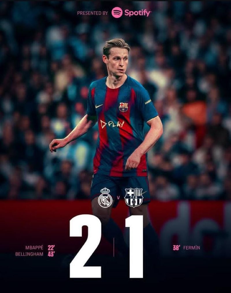 Laga Real Madrid Vs Barcelona.