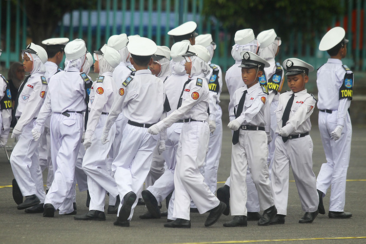 SEMARAK: Tahun ini pelaksanaan LBB dipusatkan di lapangan parkir sisi barat Stadion Mandala Krida. Acara berlangsung selama tiga hari. Dimulai Jumat (24/10/2025) hingga Minggu (26/10/2025).