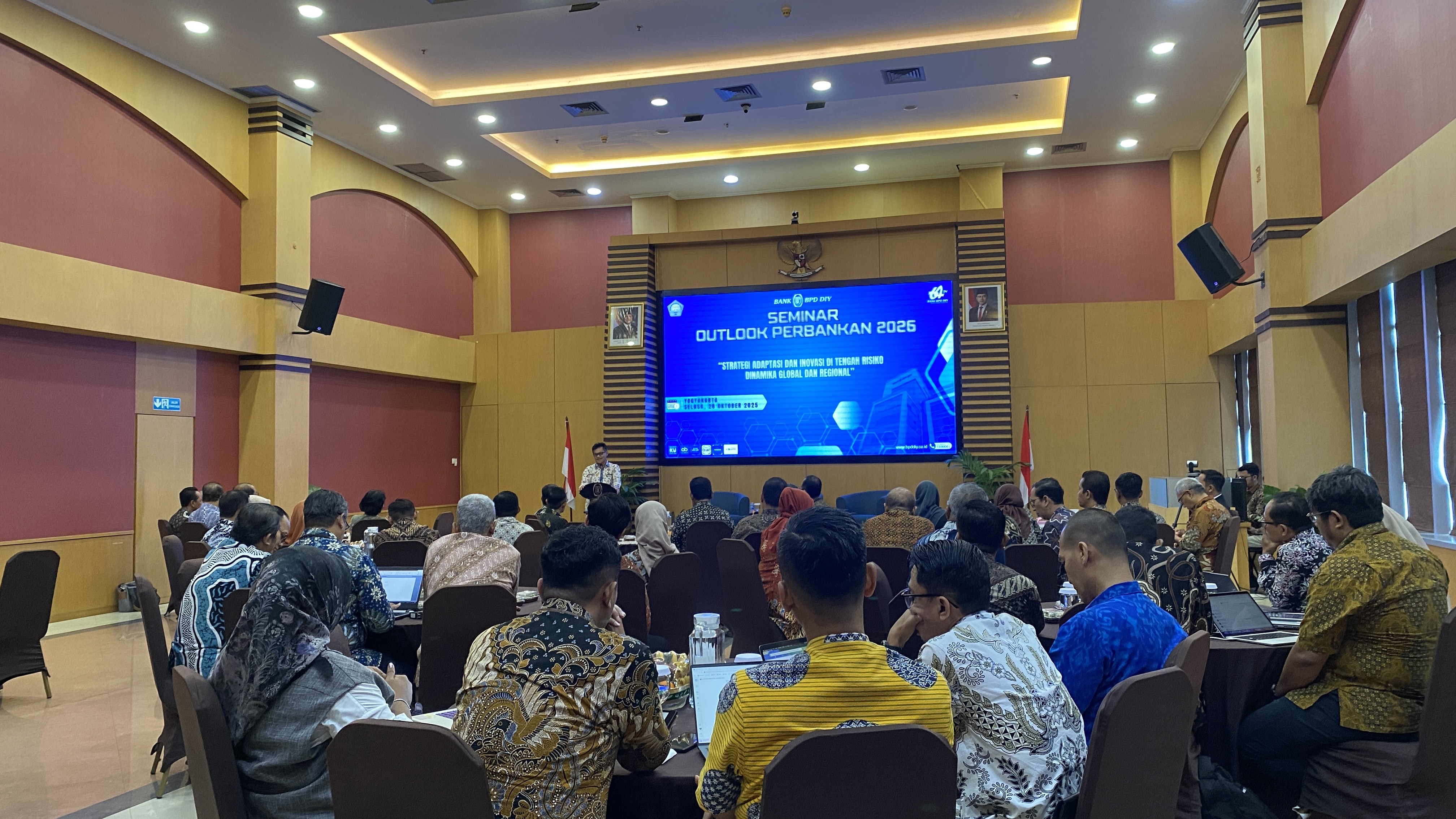 Seminar Outlook Perbankan 2026 di Kantor Pusat Bank&nbsp;BPD&nbsp;DIY, Selasa (28/10).  &nbsp;