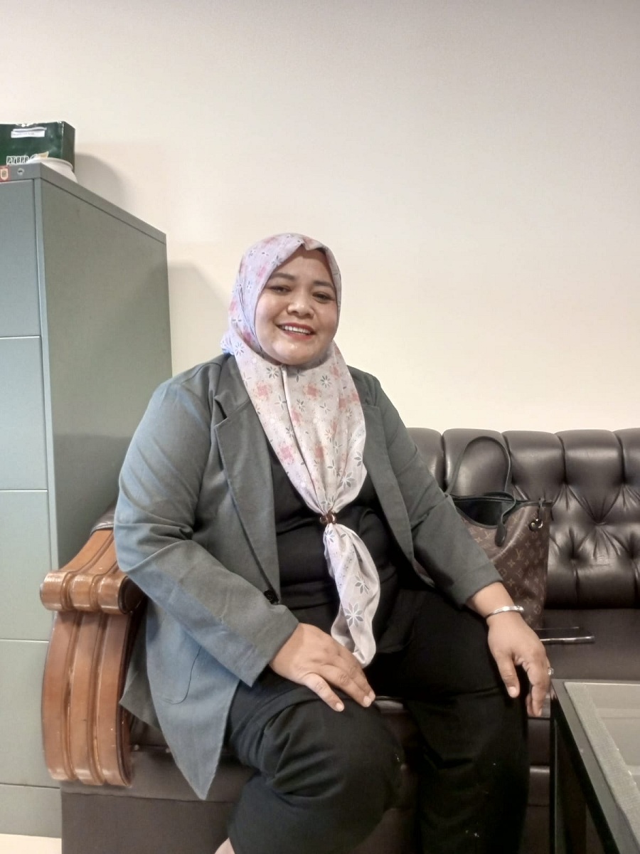 Anggota Banggar DPRD Gunungkidul Ery Agustin Sudiyanti saat ditemui di ruangan Fraksi Golkar DPRD Gunungkidul.