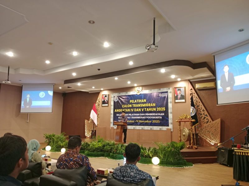 Pelatihan transmigran lokal.&nbsp;