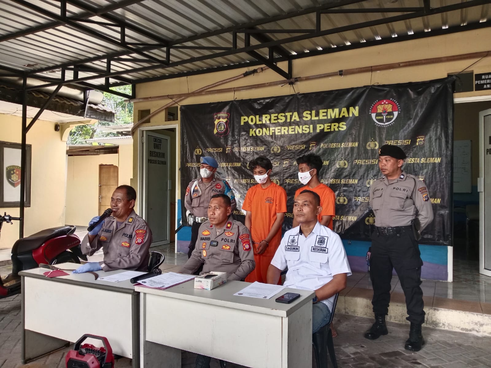 Ungkap kasus Polsek Sleman