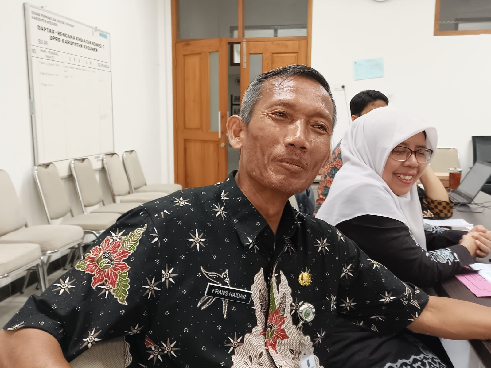 Kepala Dinas Pariwisata dan Kebudayaan (Disparbud) Kebumen Frans Haidar. (M Hafied/Radar Jogja)  &nbsp;