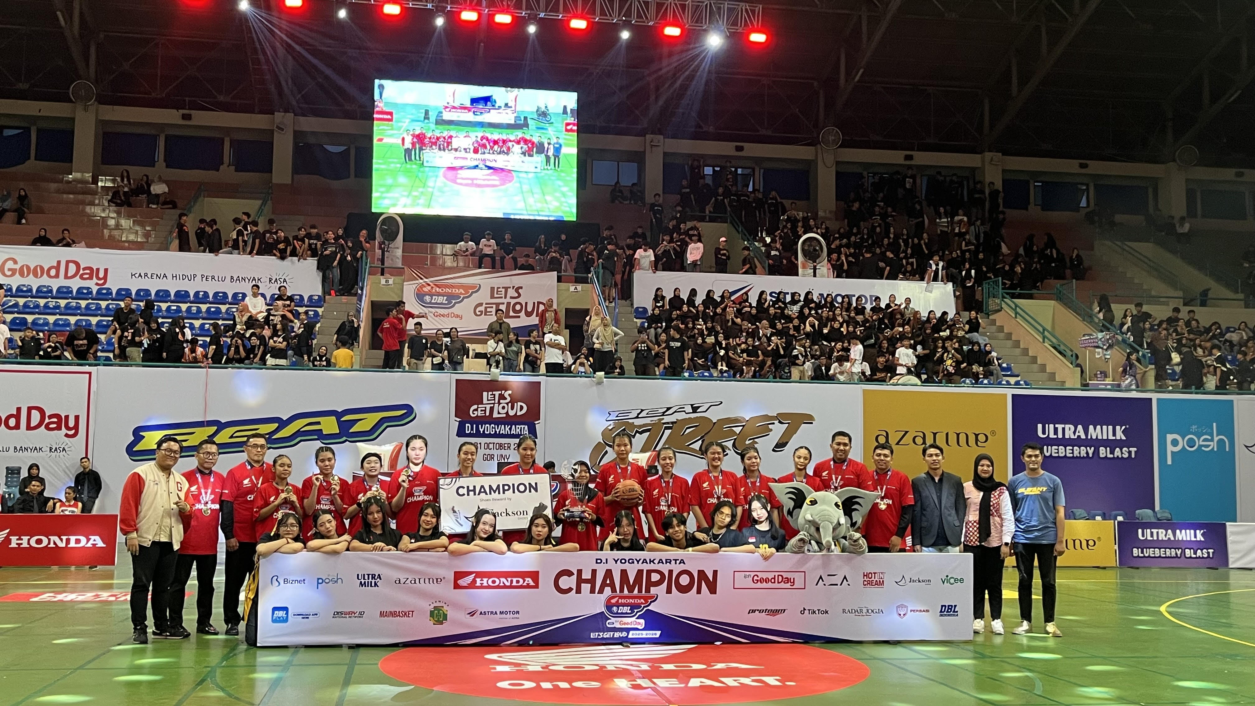 Empat Kali Berutun, Srikandi Olifant Kuasai Honda DBL Yogyakarta