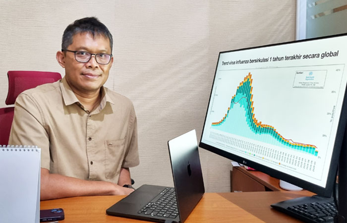 Dr Riris Andono Ahmad, Ahli epidemiologi dari Pusat Kedokteran Tropis (PKT) UGM.