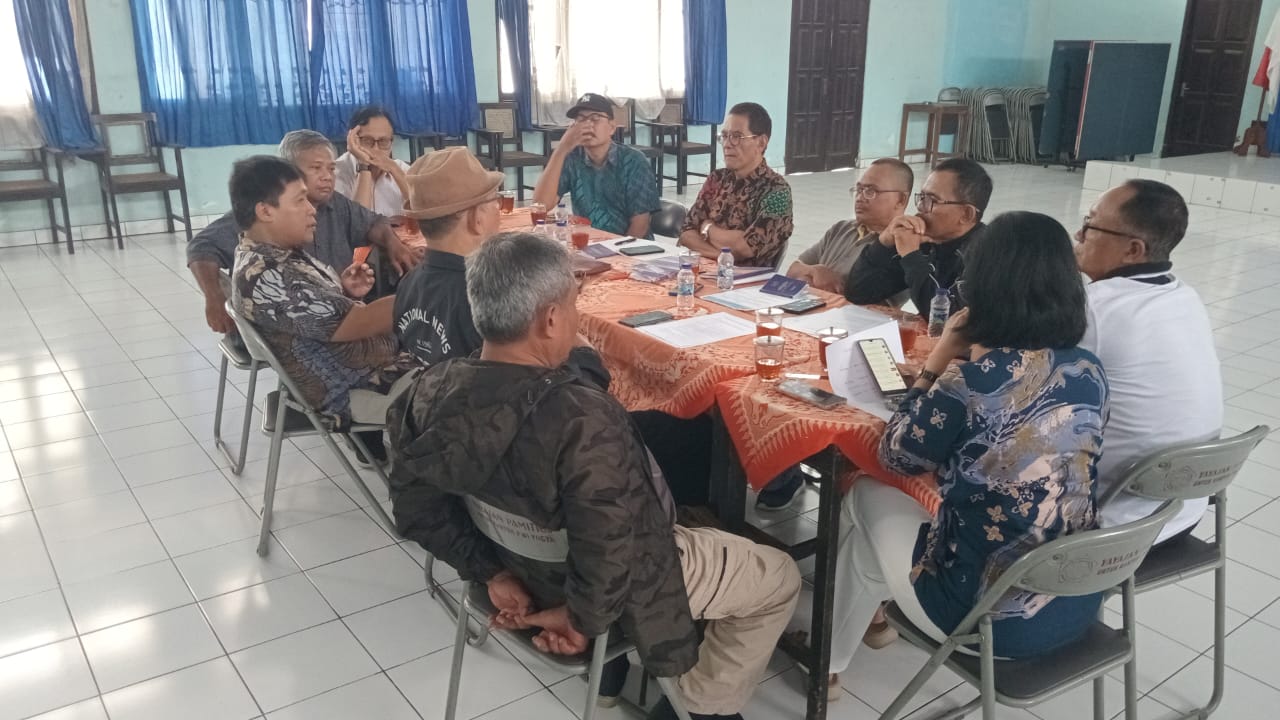 SOLIDITAS: Panitia Konferensi PWI DIY mengadakan serangkaian rapat persiapan. Agnda utama konferensi  memilih ketua PWI DIY masa jabatan 2025-2030.