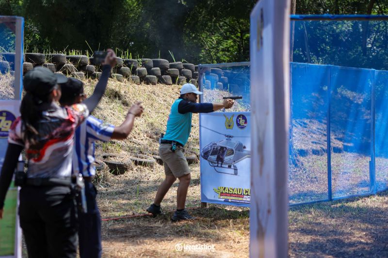 Hans Christian Pratama Tioparta Manihuruk saat berlomba di ajang KASAU CUP 2025.