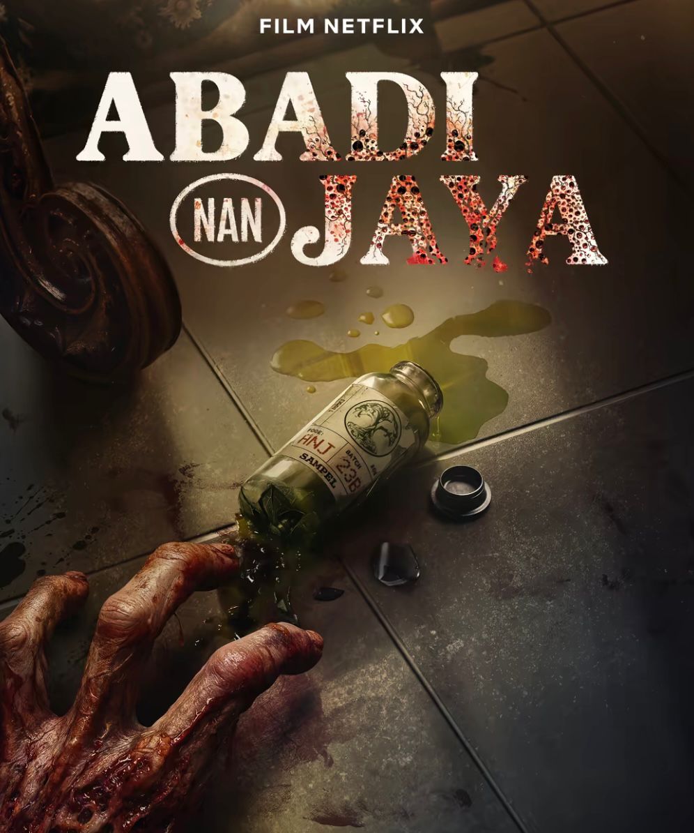 Ilustrasi poster film &ldquo;Abadi Nan Jaya&rdquo; (foto: tiktok, barbielicious)