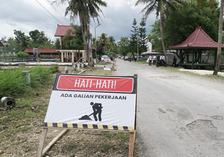 PENANTIAN WARGA: Jalan Umbulrejo-Genjahan, Kapanewon Ponjong yang segera diperbaiki oleh Pemkab Gunungkidul lewat APBD Perubahan 2025.