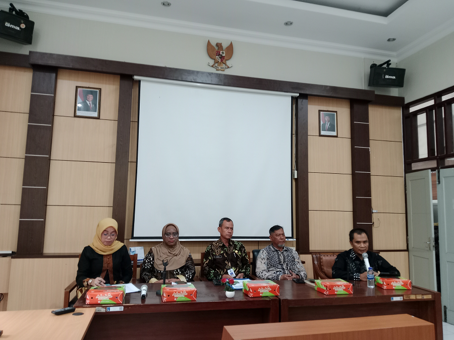 Jumpa pers Pemkab Sleman soal nilai investasi dan serapan tenaga kerjanya.
