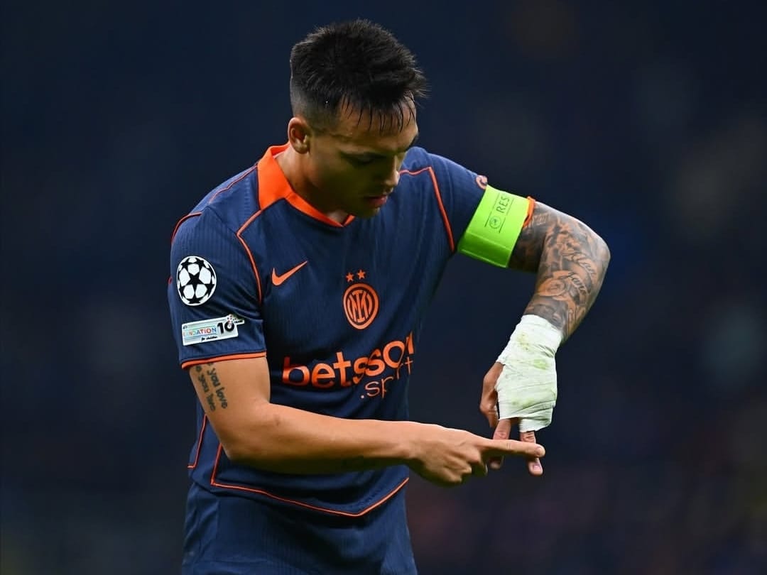 Selebrasi Lautaro Martinez dalam kemenangan Inter atas Kairat Almaty di Liga Champions