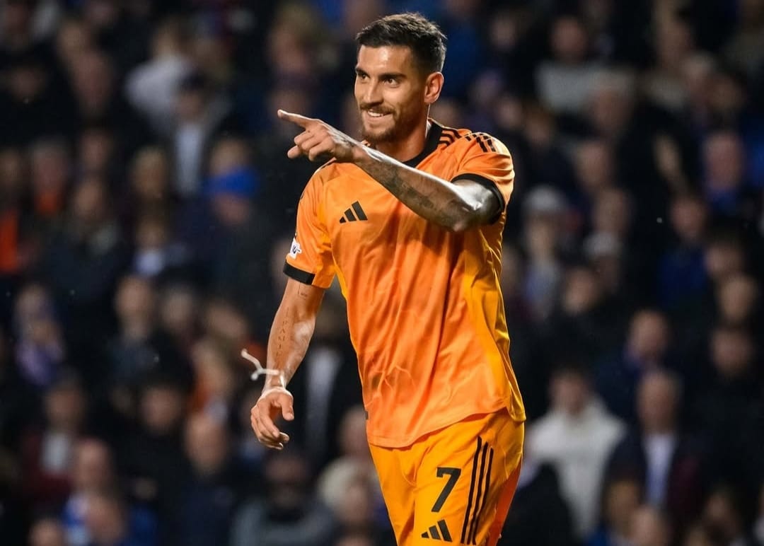 Selebrasi Lorenzo Pellegrini dalam kemenangan AS Roma atas Rangers di Europa League
