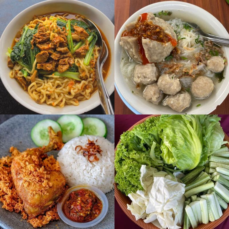 Menu-menu menggoda, kuliner di wilayah Condongcatur, Sleman.