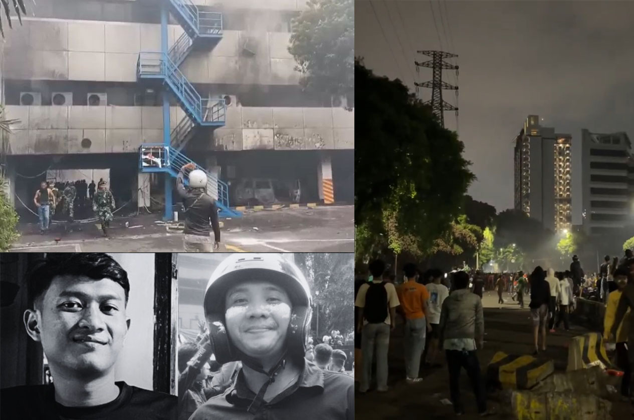 Demo berakhir ricuh di Kwitang, Agustus lalu. Dua kerangka manusia ditemukan identik dengan Reno dan Farhan yang dikabarkan hilang.