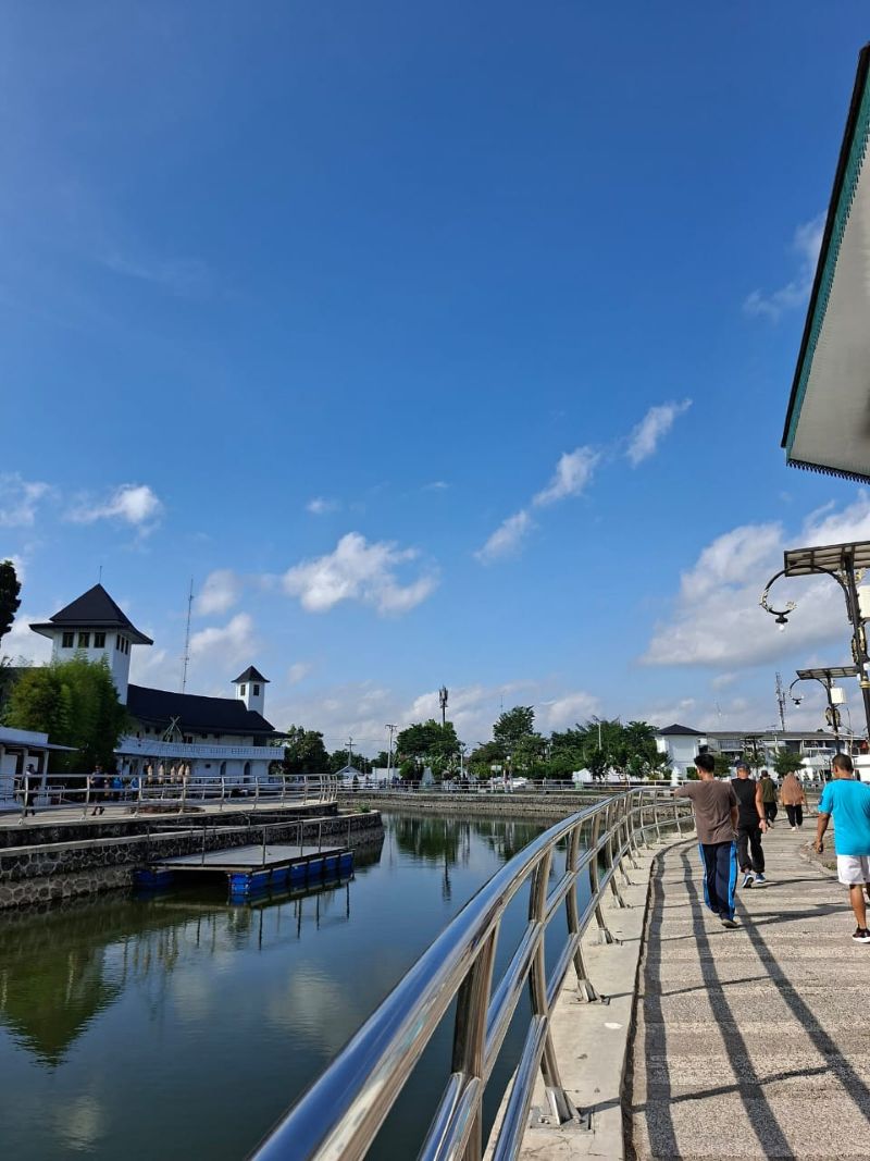 Destinasi wisata jogging di Yogyakarta, Embung Giwangan.