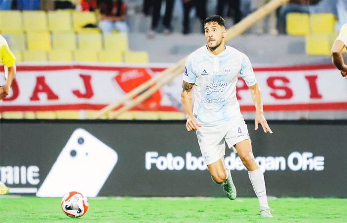 SOLID: Pemain PSIM Jogja asal Argentina Franco Ramos Mingo menyebut, atmosfer ruang ganti dan hubungan antarpemain berjalan harmonis sejak awal musim.