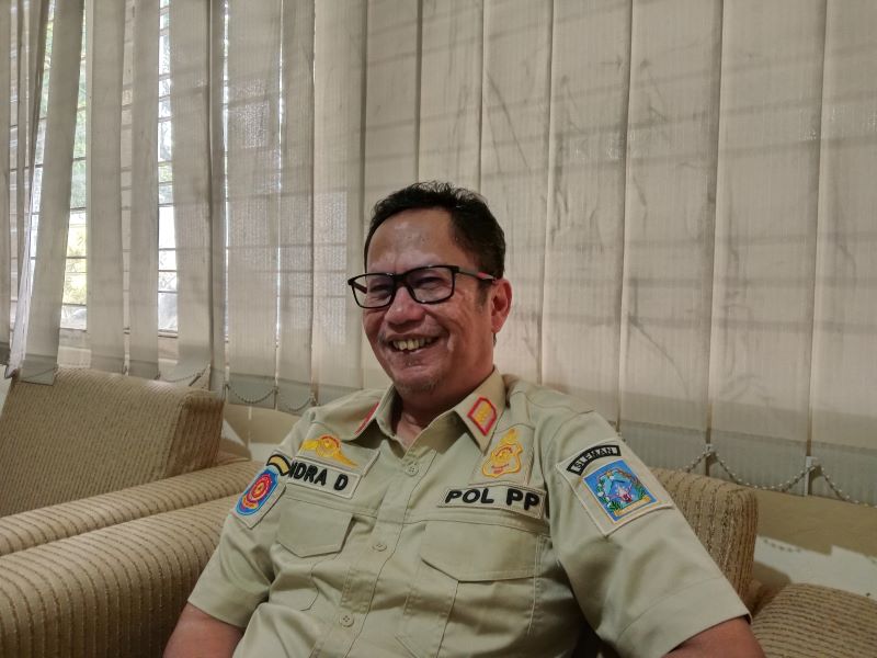 Kepala Satpol PP Sleman Indra Darmawan