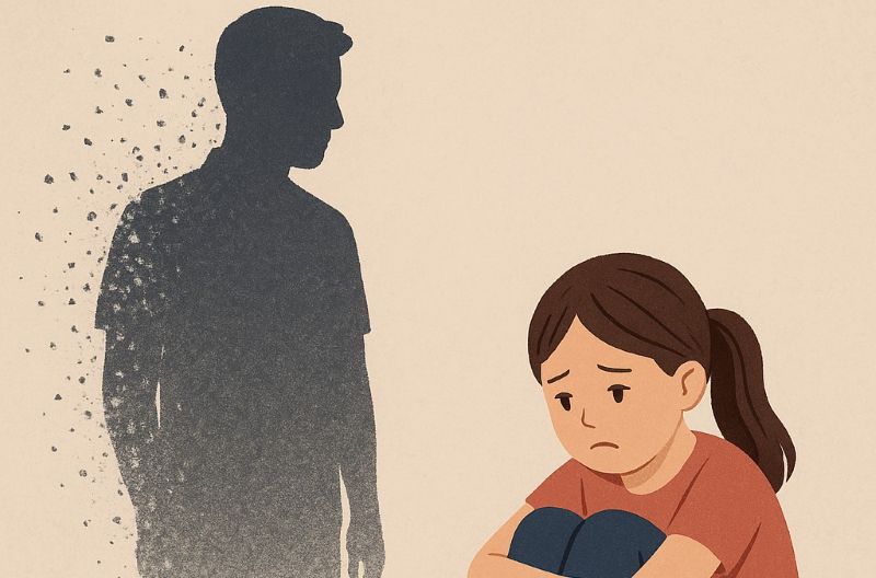 Ilustrasi fatherless anak menjadi kehilangan peran ayah.