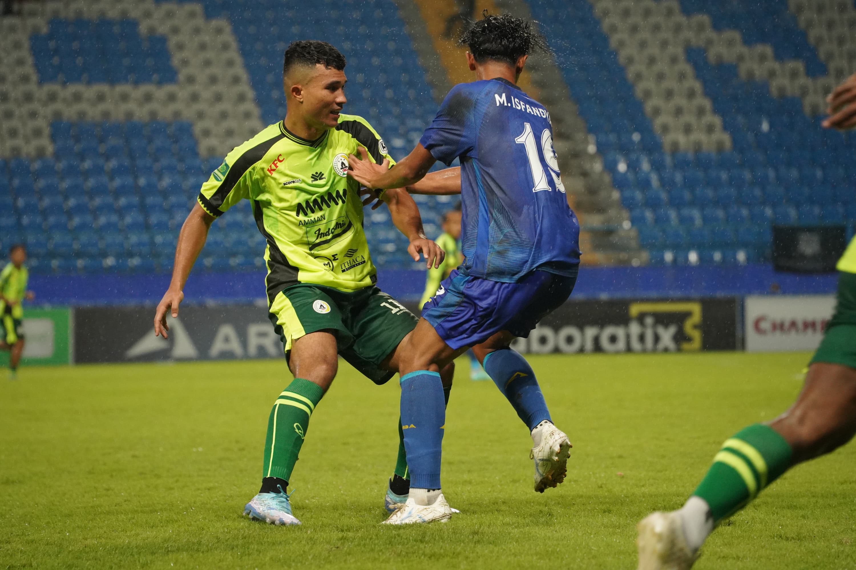 Laga PSS Sleman melawan Persiba Balikpapan