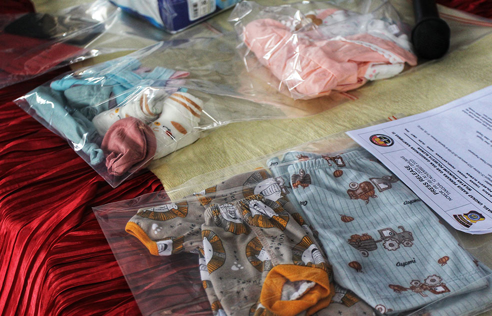 Kasus pembuangan bayi di Jogjakarta.