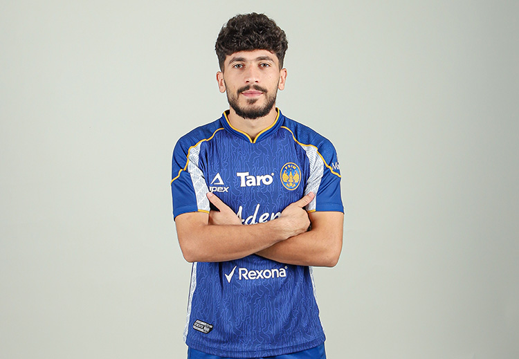 Pemain PSIM Jogja asal Tajikistan Rahmatsho Rahmatzoda.