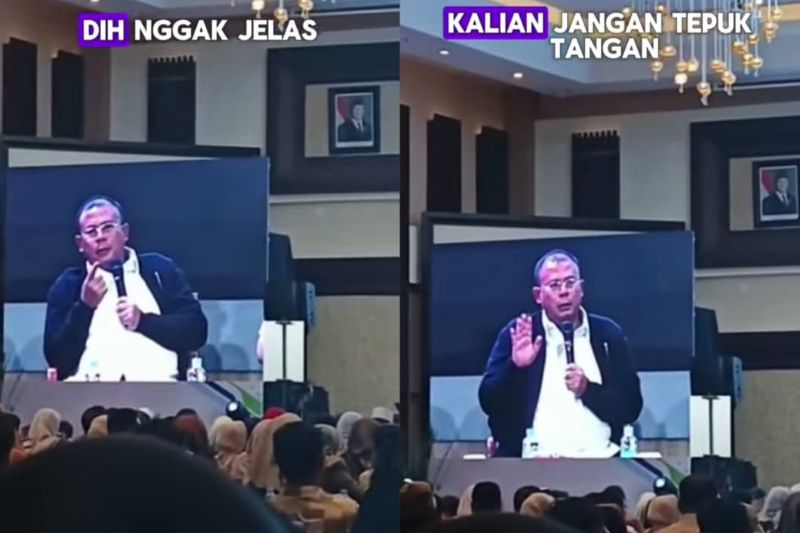 Ilustrasi Cucun Ahmad Syamsurijal saat menanggapi kritik terkait MBG.