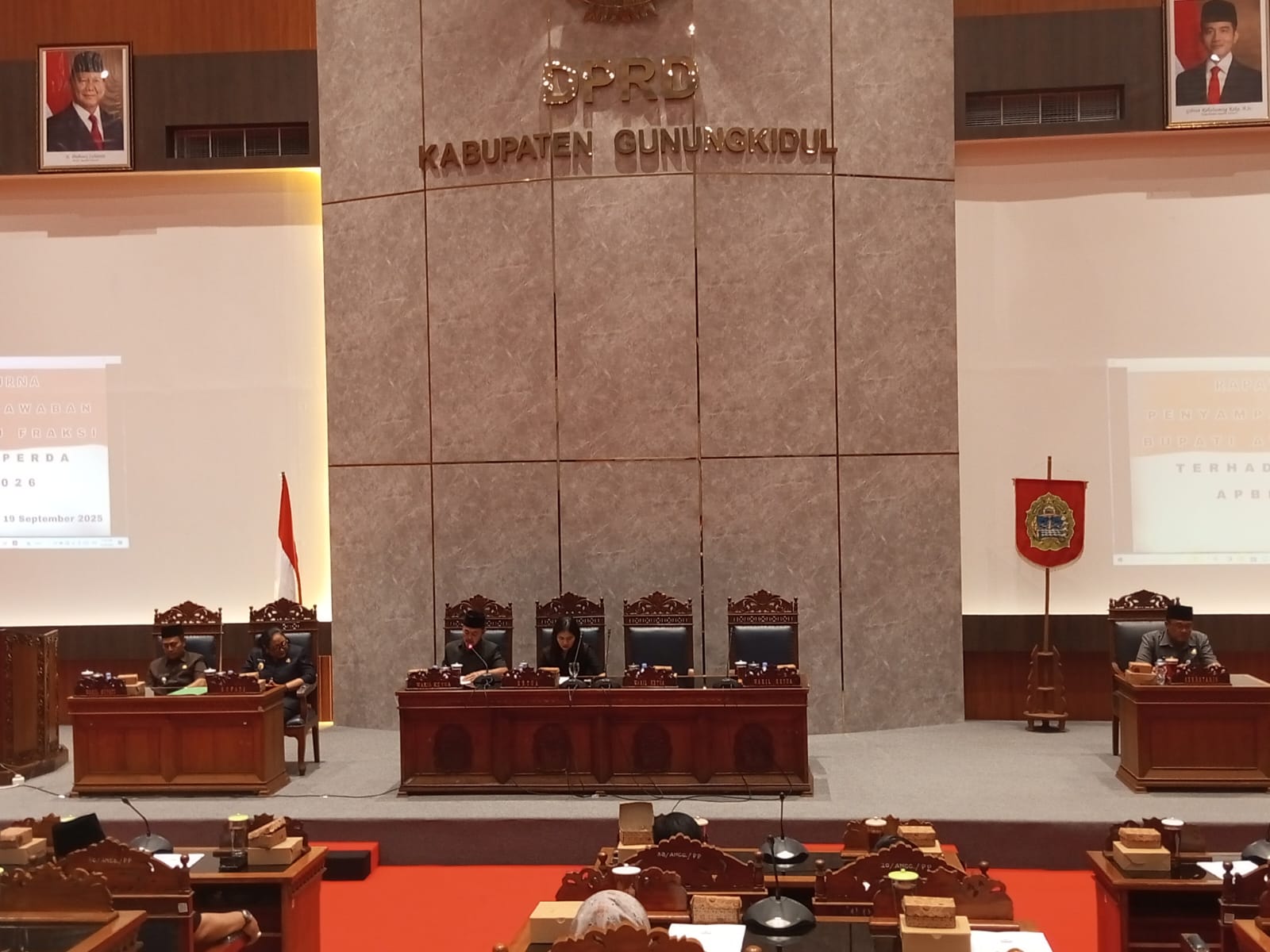 Ruang Sidang Paripurna DPRD Gunungkidul