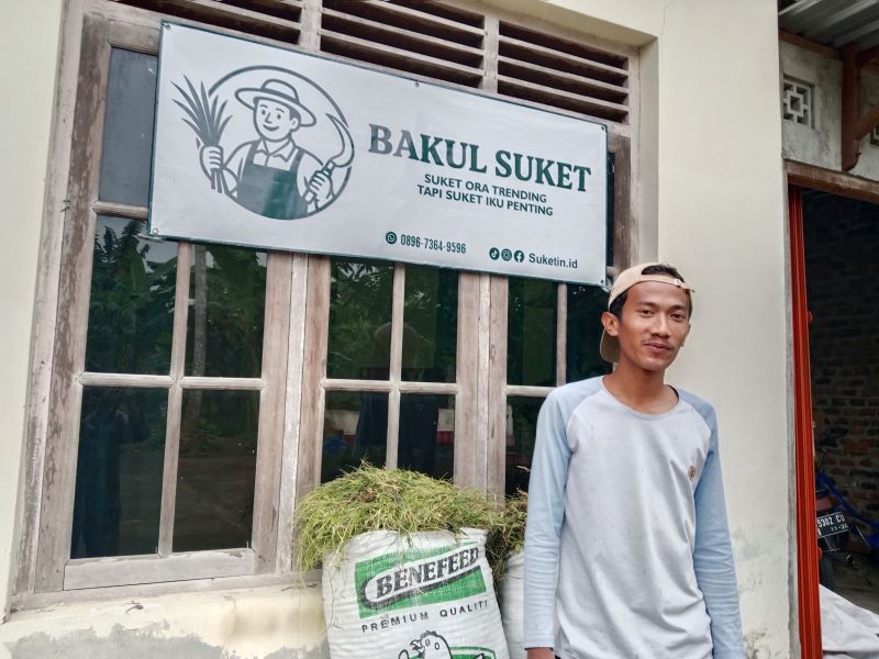 Pemilik usaha Bakul Suket Jogja, Riyang Gati
